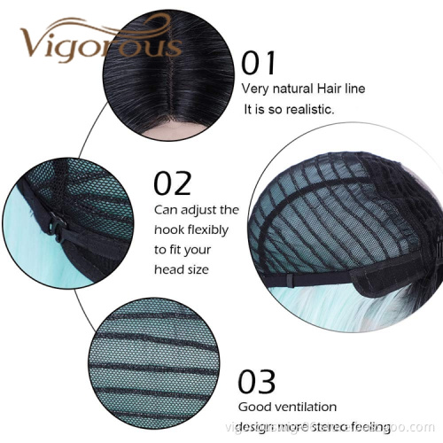 Glueless Cosplay Daily Non Lace Real Ombre Wholesale Price Halloween Cut For Girl Woman 28 Inch Synthetic Hair Extension Wigs